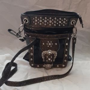 Patent Leather Crossbody Purse